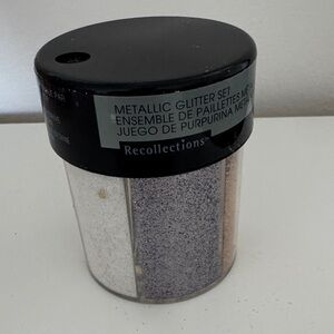 Recollections Metallic Glitter Set - Silver, Pewter, Cooper, Gold, White